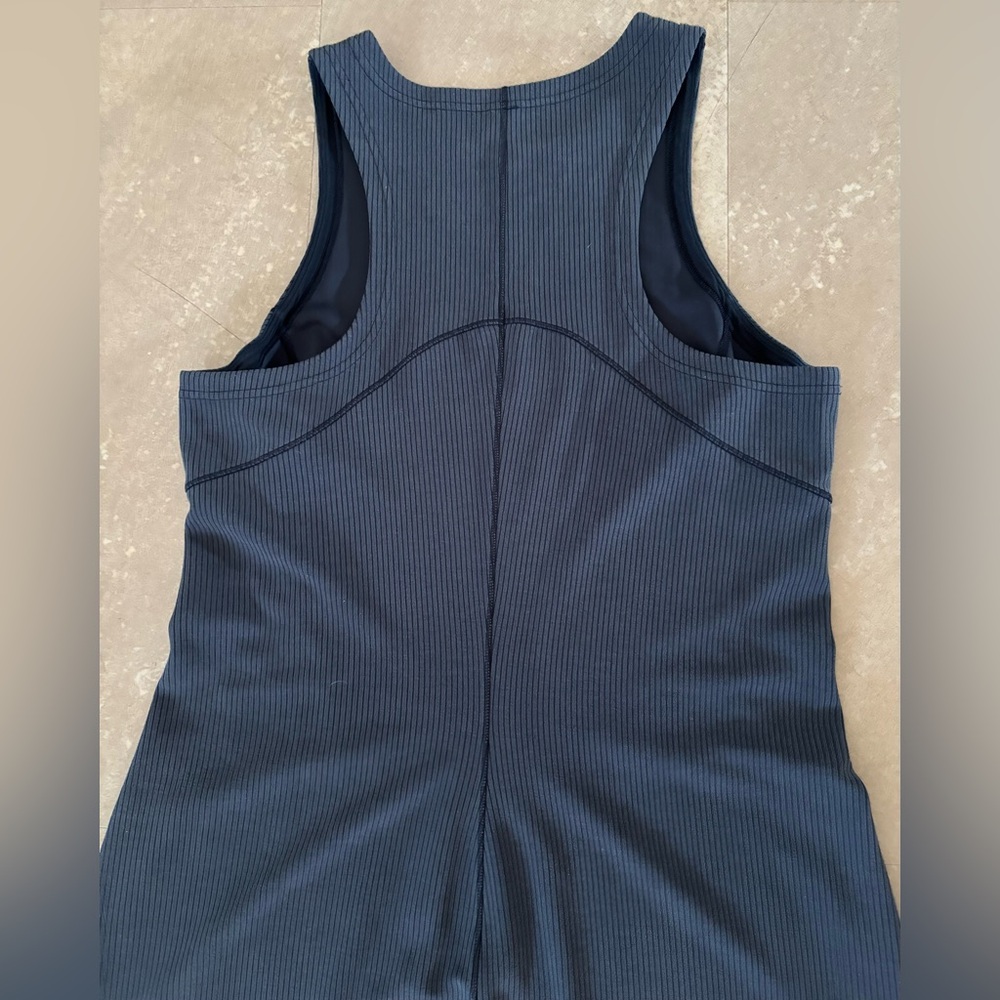 Lululemon Ribbed Softstreme Slim-Fit Tank Dress, Size 14 - Picture 8 of 9